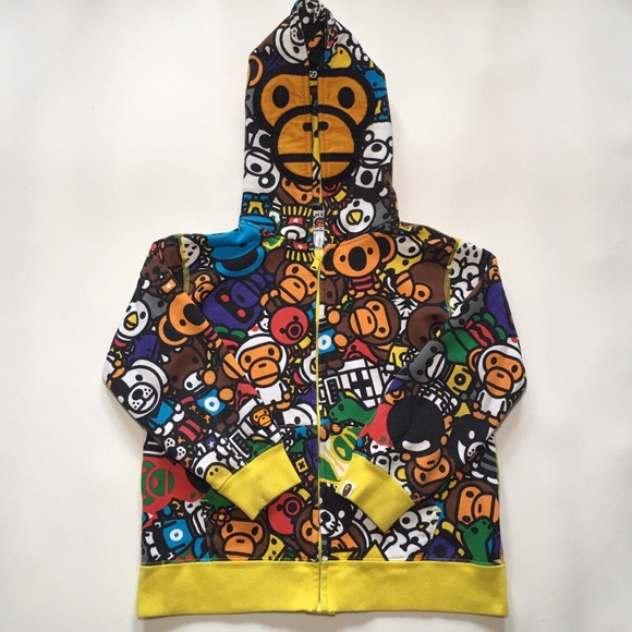 bape hoodie kid size